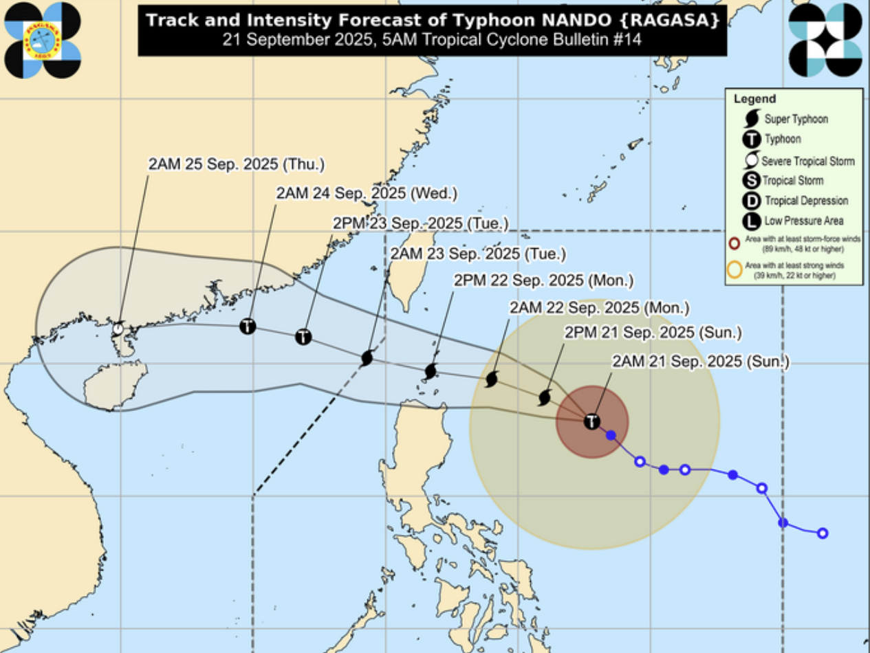 Cận cảnh mắt của siêu bão Ragasa, Philippines cảnh báo khẩn cấp - Ảnh 1