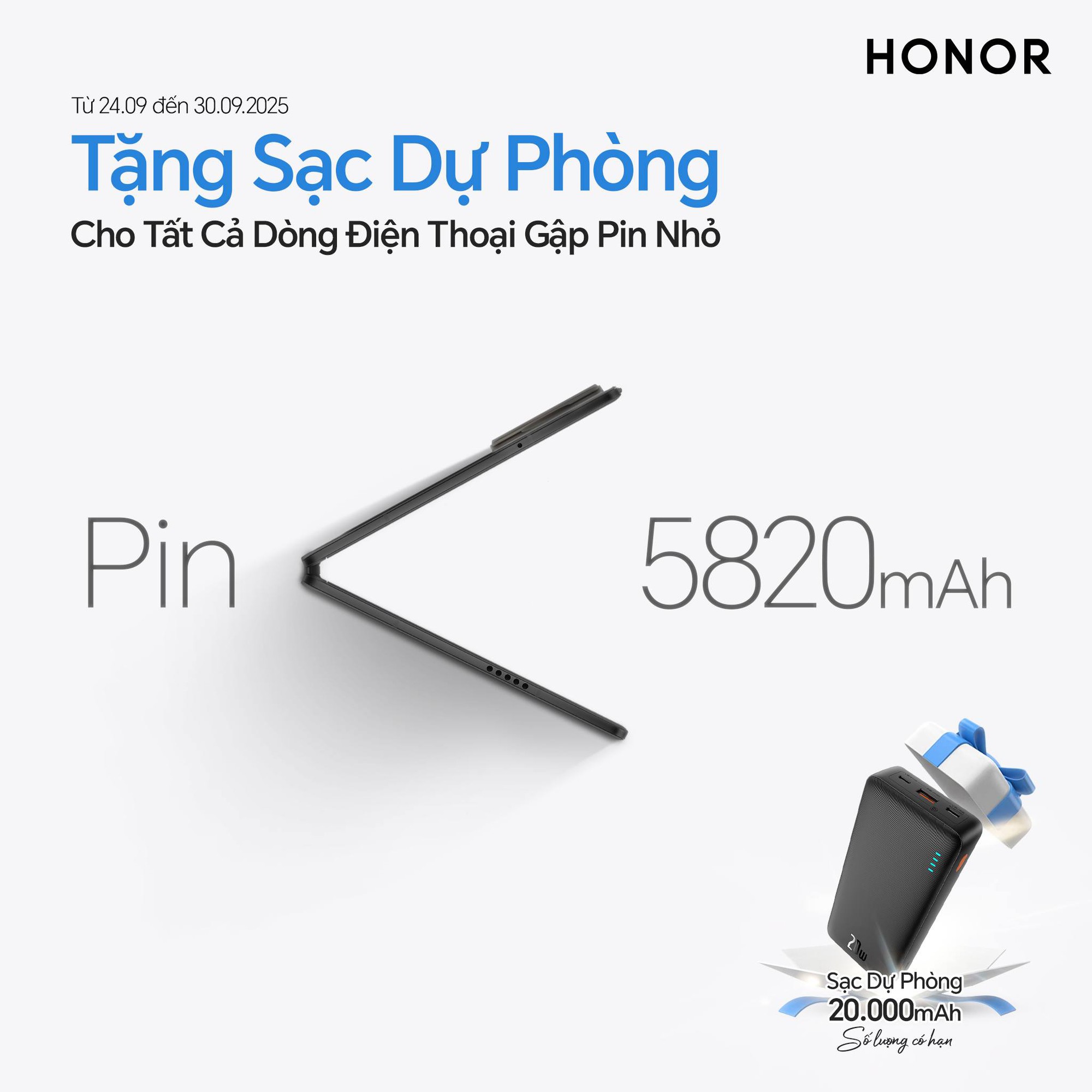 Honor lại chơi lớn: Tặng pin dự phòng và "khịa" thẳng mặt smartphone gập pin yếu của hãng S và hãng O - Ảnh 1
