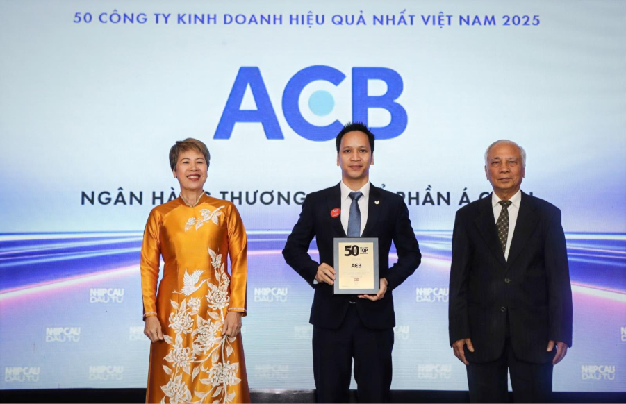 ACB được vinh danh trong bảng xếp hạng “50 công ty kinh doanh hiệu quả nhất Việt Nam” - Ảnh 2