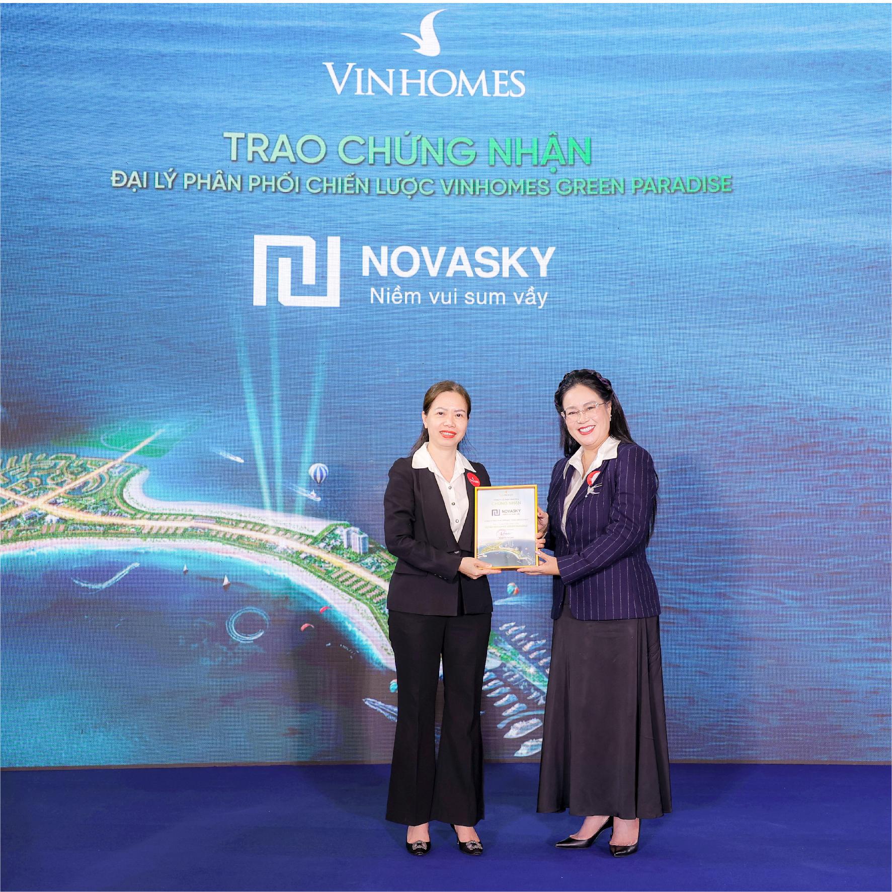 Novasky - Chính thức trở thành đại lý phân phối của Vinhomes Green Paradise - Ảnh 2