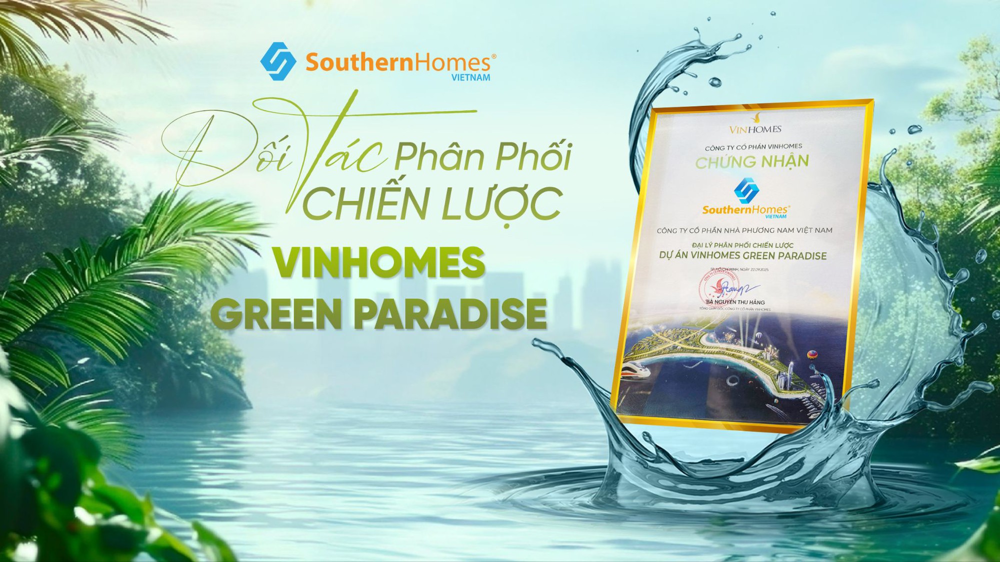 Southern Homes Việt Nam - Đối tác phân phối chiến lược dự án Vinhomes Green Paradise - Ảnh 3