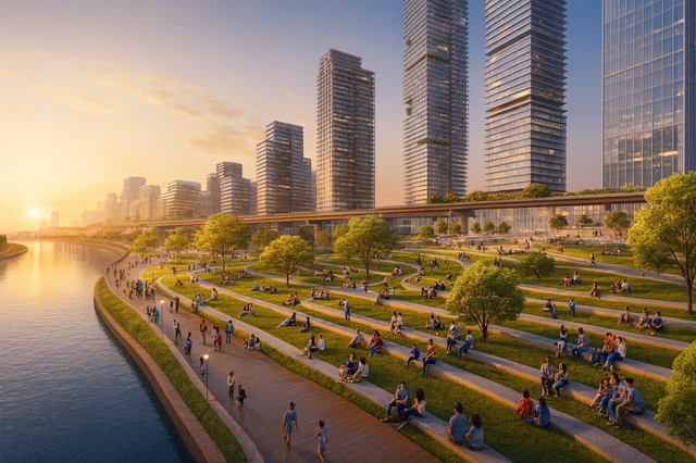 Văn Phú - Đèo Cả báo cáo định hướng phát triển “Trục cảnh quan sông Hồng” - Ảnh 3