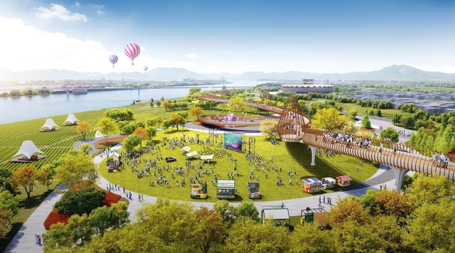 Văn Phú - Đèo Cả báo cáo định hướng phát triển “Trục cảnh quan sông Hồng” - Ảnh 4