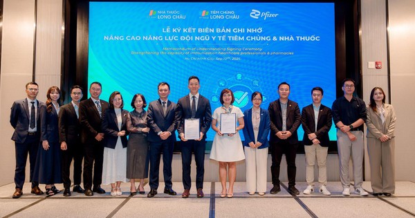 Nâng tầm chuyên môn đội ngũ y tế tiêm chủng và nhà thuốc, Long Châu hợp tác cùng Pfizer (Mỹ)