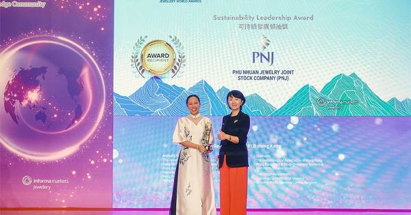 PNJ đạt giải thưởng JWA về phát triển bền vững