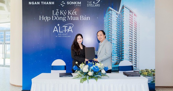 Sonkim Land chính thức ký kết hợp đồng mua bán căn hộ Alta Height tại The 9 Stellars