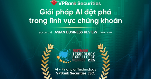 VPBankS ghi dấu ấn tại giải thưởng quốc tế bằng trợ lý AI StockGuru