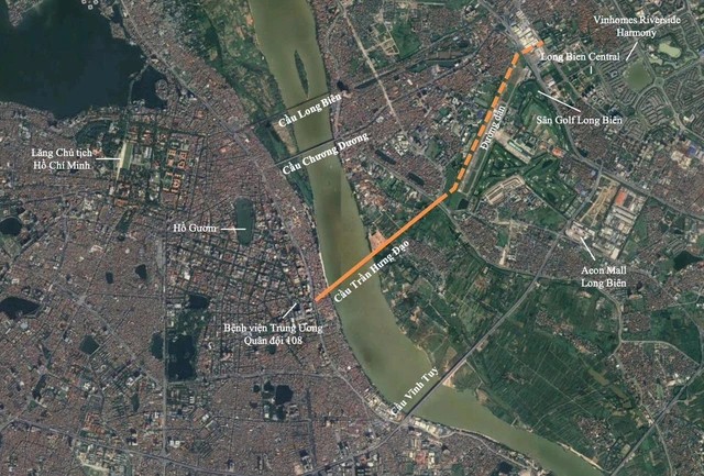 Đề xuất đổi quỹ đất "khủng" 635 ha tại Đông Anh và Gia Lâm cho nhà đầu tư bỏ vốn xây cầu Trần Hưng Đạo hơn 16.000 tỷ đồng - Ảnh 1