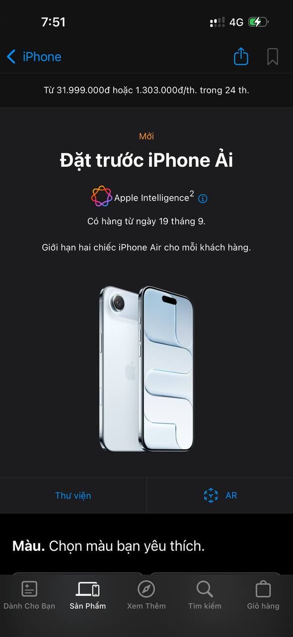 Website Apple mắc lỗi ngớ ngẩn trong ngày mở order iPhone mới tại Việt Nam - Ảnh 2