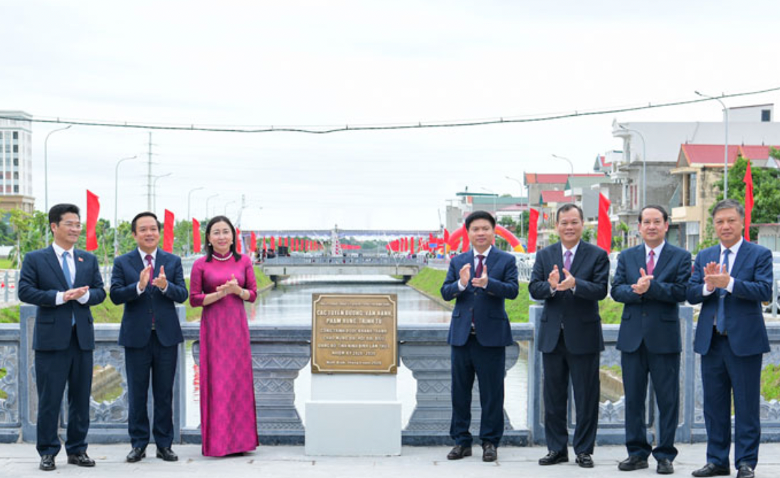 Khánh thành đường hơn 5.000 tỷ đồng kết nối Ninh Bình – Hưng Yên – Hải Phòng - Ảnh 3