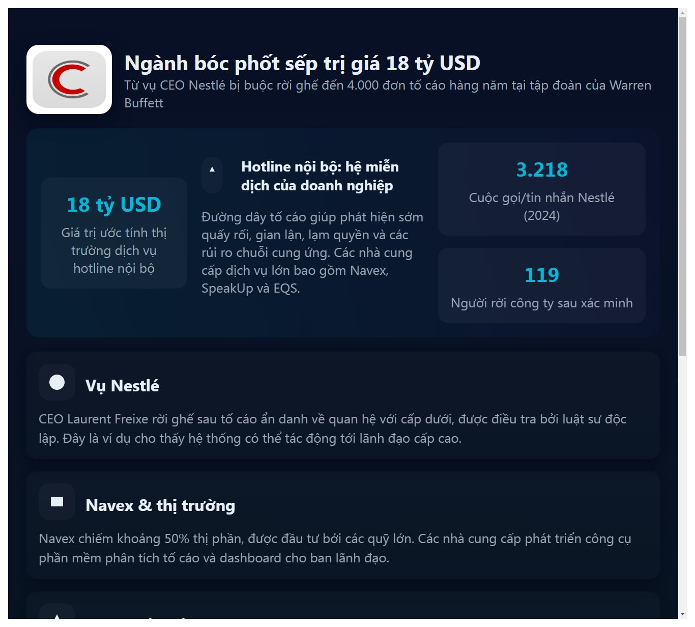 Ngành bóc phốt sếp trị giá 18 tỷ USD nhìn từ chuyện công ty của Warren Buffett nhận 4.000 đơn tố cáo - Ảnh 2