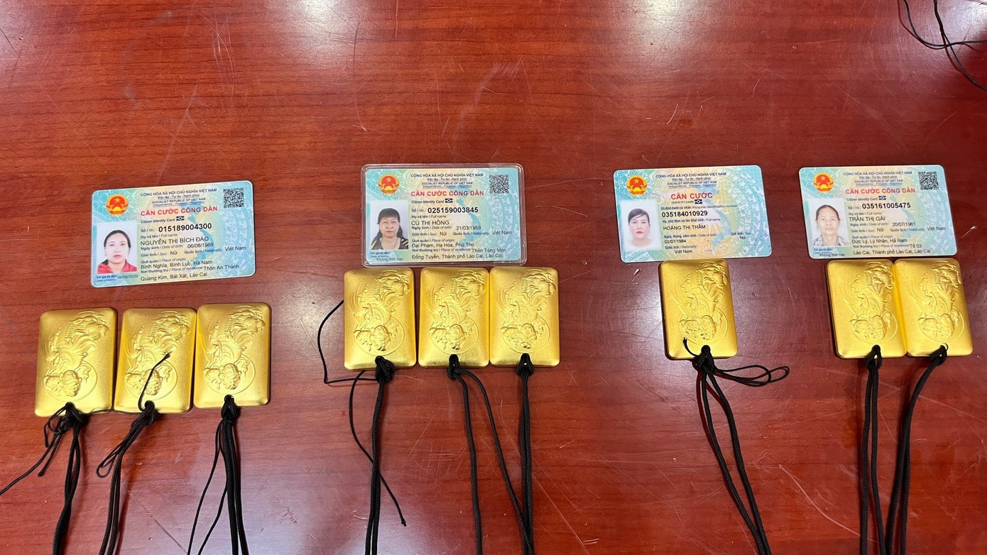 Triệt phá đường dây vận chuyển vàng miếng từ Trung Quốc vào Việt Nam - Ảnh 4