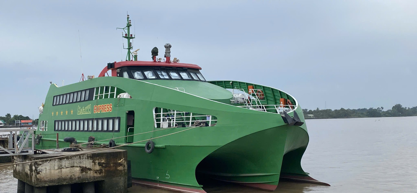 Cưỡng chế kê biên tàu cao tốc Mai Linh Express để thu nợ - Ảnh 1