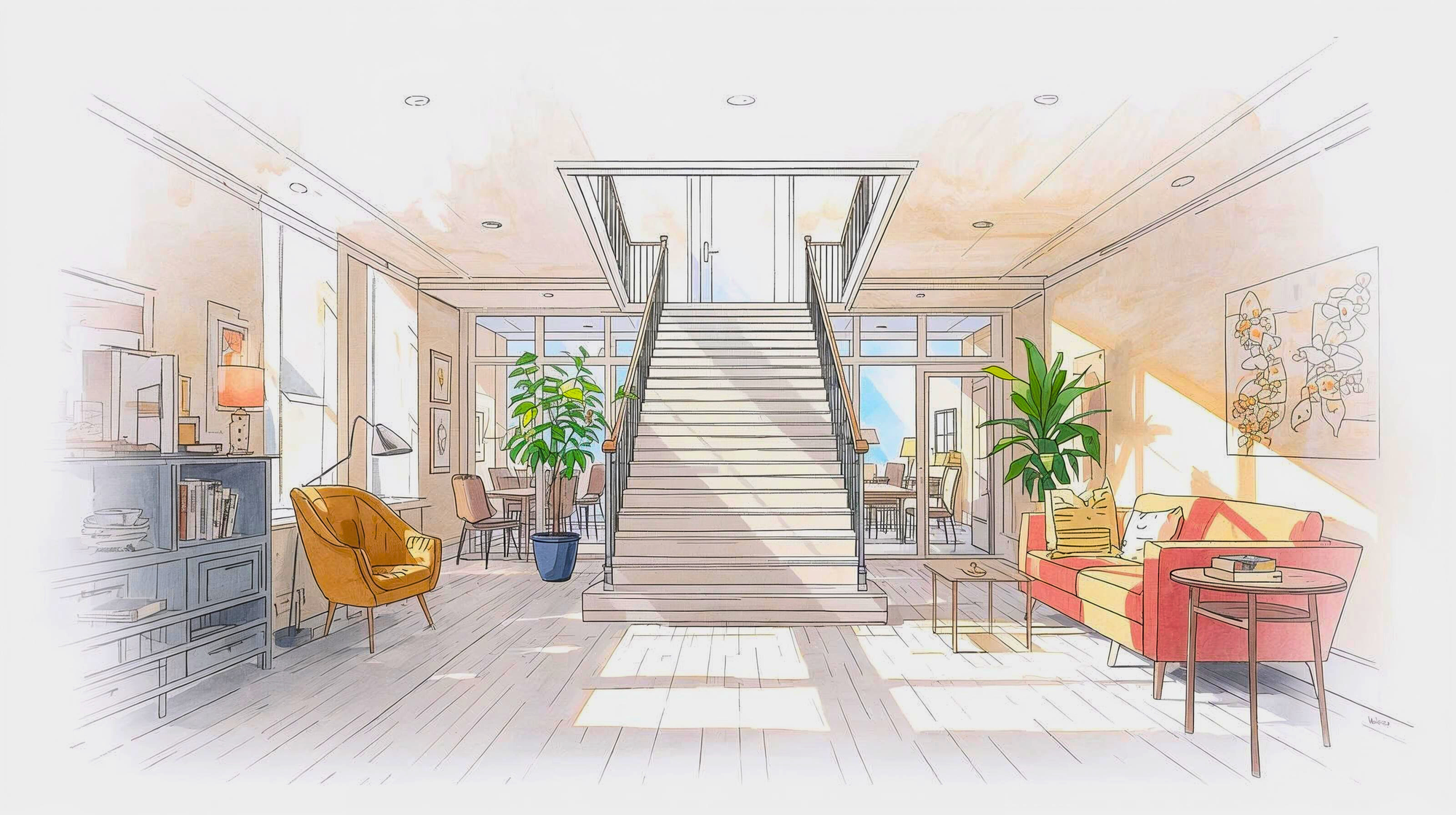 Chủ nhà khóc ròng: Rao bán biệt thự cả năm không ai ngó, chỉ vì cầu thang đặt ngay giữa nhà - Ảnh 1