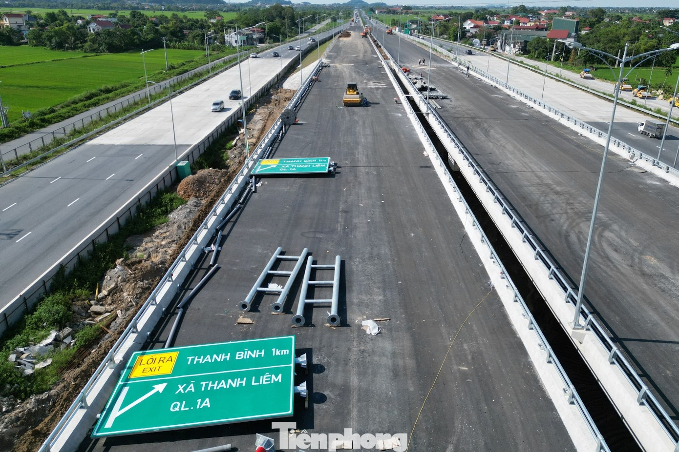 Hình hài nút giao 2 tầng cao tốc Bắc Nam qua Ninh Bình chuẩn bị thông xe - Ảnh 5