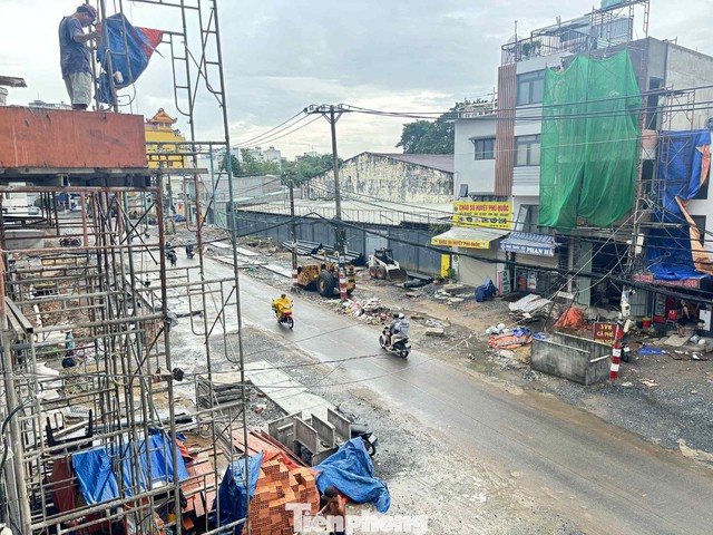 Hiện trạng dự án 'tháo nút cổ chai' đường hơn 1.000 tỷ tại TPHCM sau gần 7 tháng thi công - Ảnh 6