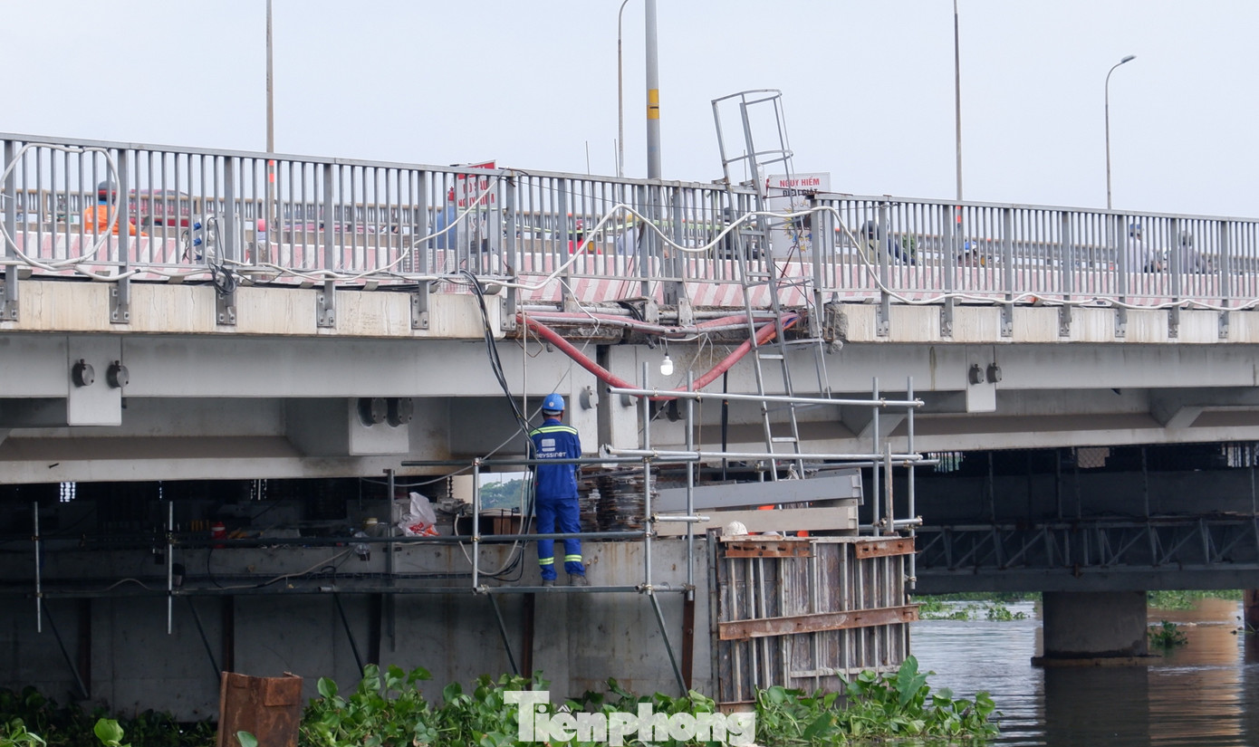 Hiện trạng cầu Bình Triệu 1 sau gần 3 tuần 'thần đèn' nâng tĩnh không - Ảnh 10