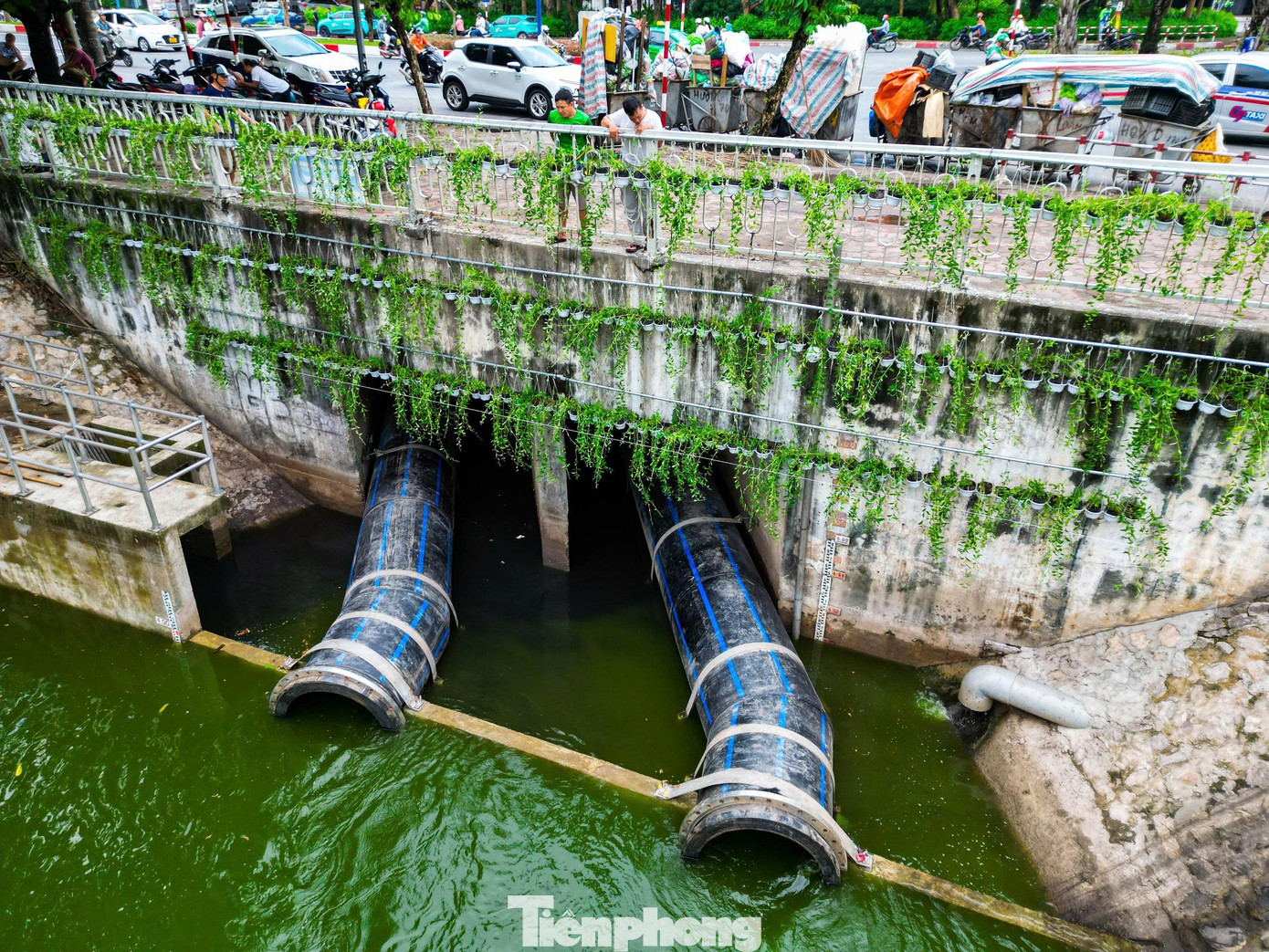 Hiện trạng sông Tô Lịch trước khi hóa công viên xanh - Ảnh 17