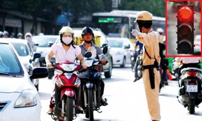 Vượt đèn đỏ theo hiệu lệnh của CSGT có bị phạt nguội không? - Ảnh 1