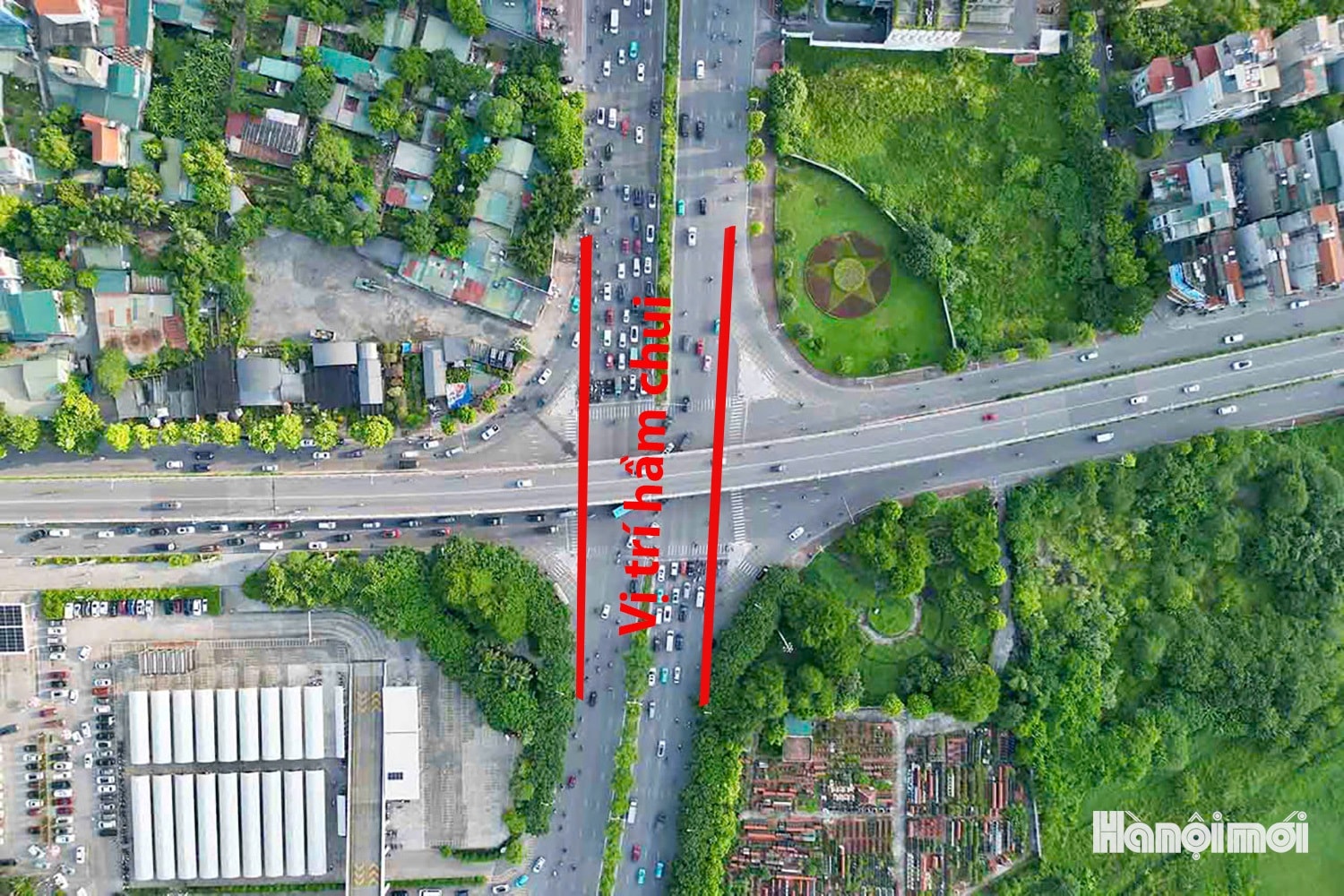 Cận cảnh nút giao Cổ Linh chuẩn bị xây hầm chui gần 750 tỷ đồng vào dịp 10-10 - Ảnh 1