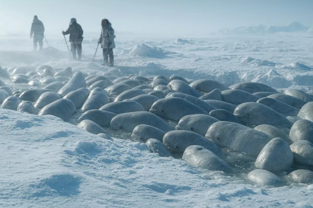 Tại sao 'Chiến dịch Beluga' lại dùng âm nhạc cổ điển để giải cứu 2.000 cá voi trắng giữa biển băng Bắc Cực? - Ảnh 1