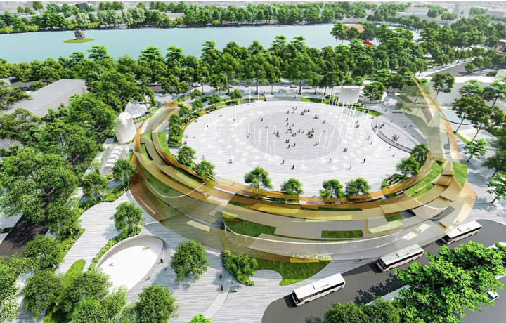 Di dời 59 công trình để xây dựng quảng trường phía đông Hồ Gươm trước 10/10 - Ảnh 1