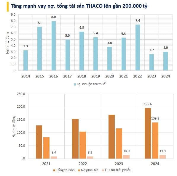 THACO vay ngân hàng thêm 31.000 tỷ trước khi công bố tham vọng đầu tư đường sắt cao tốc, quy mô tài sản tăng vọt lên gần 200.000 tỷ đồng, ngang ngửa Novaland, Hòa Phát - Ảnh 1