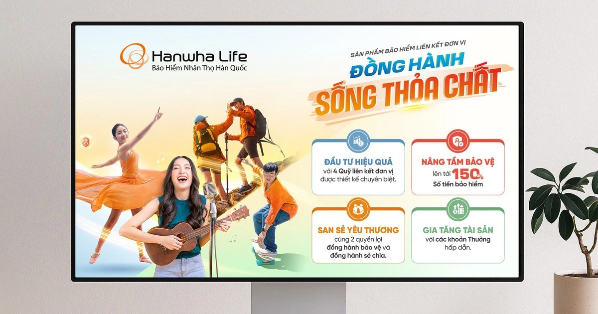 Hanwha Life ra mắt sản phẩm bảo hiểm liên kết đơn vị ‘Đồng hành sống thỏa chất’