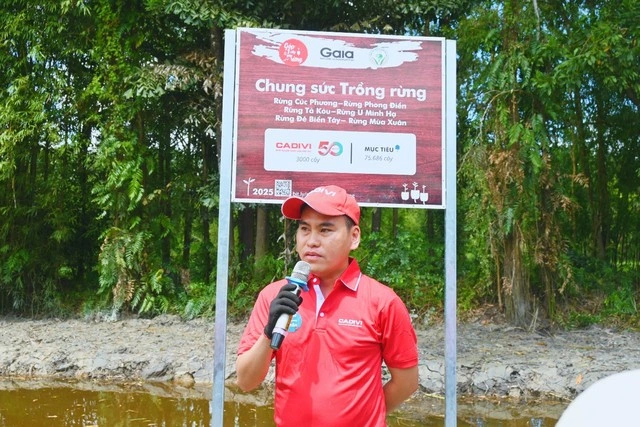 CADIVI phát động chương trình trồng cây ‘Trao mạch sống xanh, Ươm tương lai bền vững’ - Ảnh 1