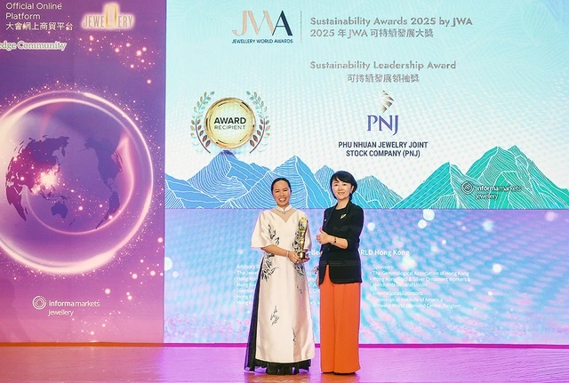 PNJ đạt giải thưởng JWA về phát triển bền vững - Ảnh 1