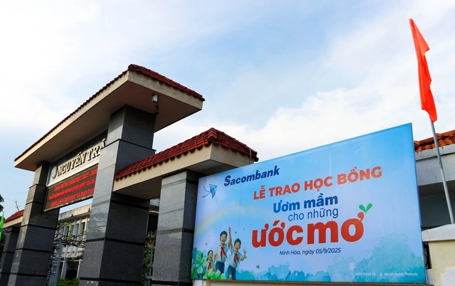 Sacombank ‘Ươm mầm cho những ước mơ’ - chung tay vun đắp thế hệ trẻ - Ảnh 1
