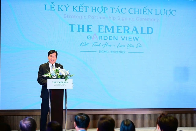 Lê Phong Group ký kết hợp tác chiến lược Dự án The Emerald Garden View - Ảnh 2