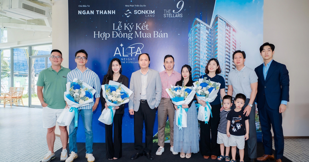 SonKim Land chính thức ký kết hợp đồng mua bán căn hộ Alta Height tại The 9 Stellars