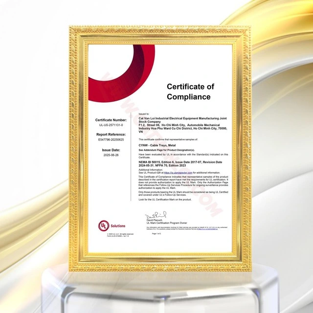 Cát Vạn Lợi - Doanh nghiệp Việt Nam đạt UL Listed cho ống thép luồn dây điện - Ảnh 4