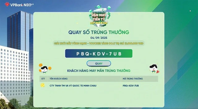 Gần 1 tỉ điểm thưởng đã về tay các doanh nghiệp giao dịch online trên VPBank NEOBiz - Ảnh 1