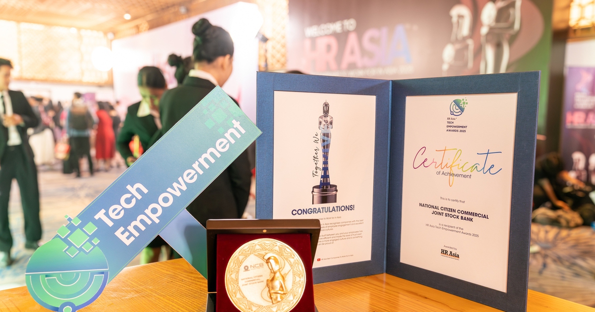 Vì sao NCB giành giải thưởng mới về công nghệ của HRAA 2025?