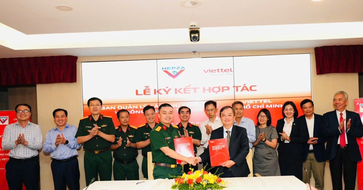 Viettel TP.HCM và HEPZA ký kết hợp tác chiến lược thúc đẩy chuyển đổi số