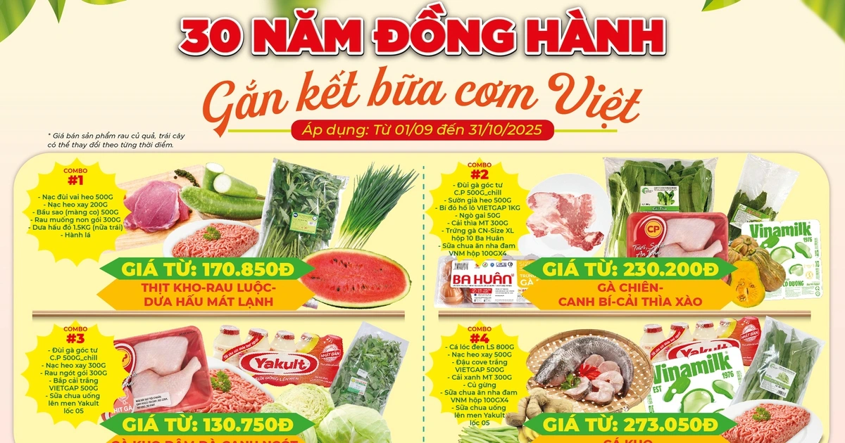 Hệ thống bán lẻ SATRA tung combo ‘đi chợ hộ’ nhân kỷ niệm 30 năm thành lập