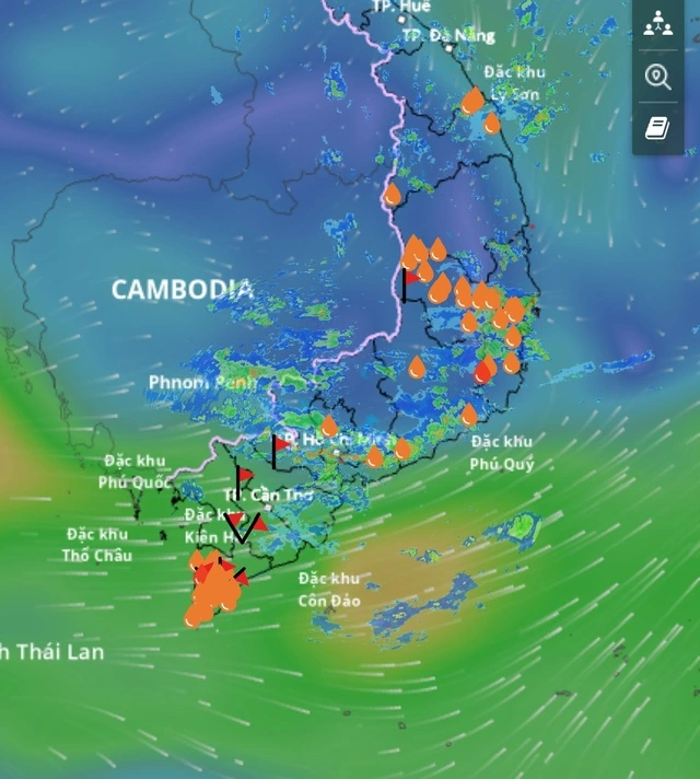 Ảnh hưởng bão số 8, TP.HCM mưa lớn như trút nước - Ảnh 4