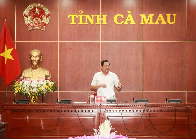 Nhiều dự án trọng điểm chậm tiến độ, kéo lùi giải ngân vốn đầu tư của Cà Mau - Ảnh 1