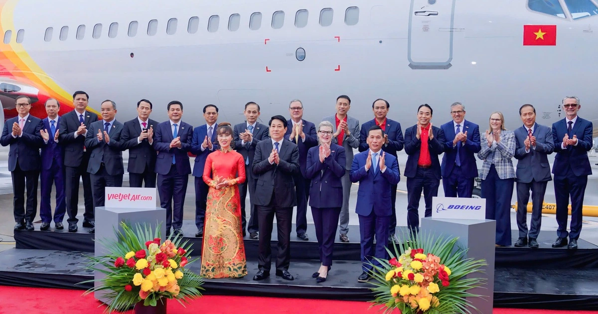 Vietjet nhận bàn giao tàu bay Boeing đầu tiên, dấu mốc 30 năm quan hệ Việt Nam – Mỹ