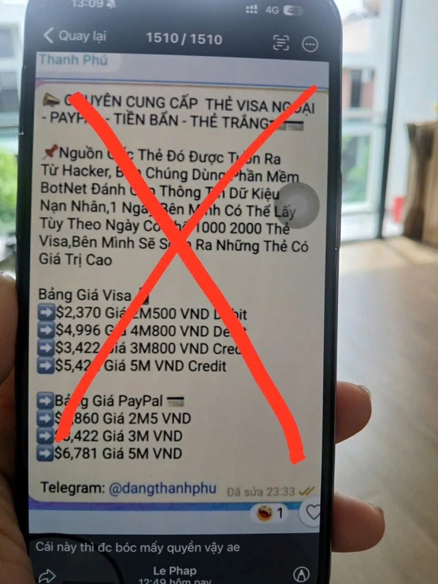 Cảnh giác lừa đảo mua bán thông tin tài chính đánh cắp - Ảnh 2