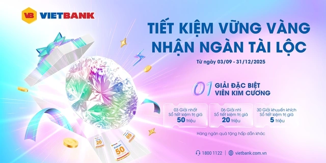 ‘Săn’ kim cương nửa tỉ đồng khi gửi tiết kiệm tại Vietbank - Ảnh 1