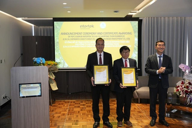 Cao su Chư Sê - Kampong Thom nhận EUDR đầu tiên toàn cầu - Ảnh 2