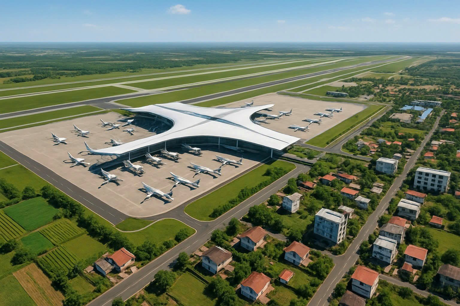 Sân bay Long Thành “chốt” thời điểm bay chuyến thương mại đầu tiên, sẽ đón 20 triệu lượt khách quốc tế ngay trong năm đầu tiên đưa vào khai thác - Ảnh 1