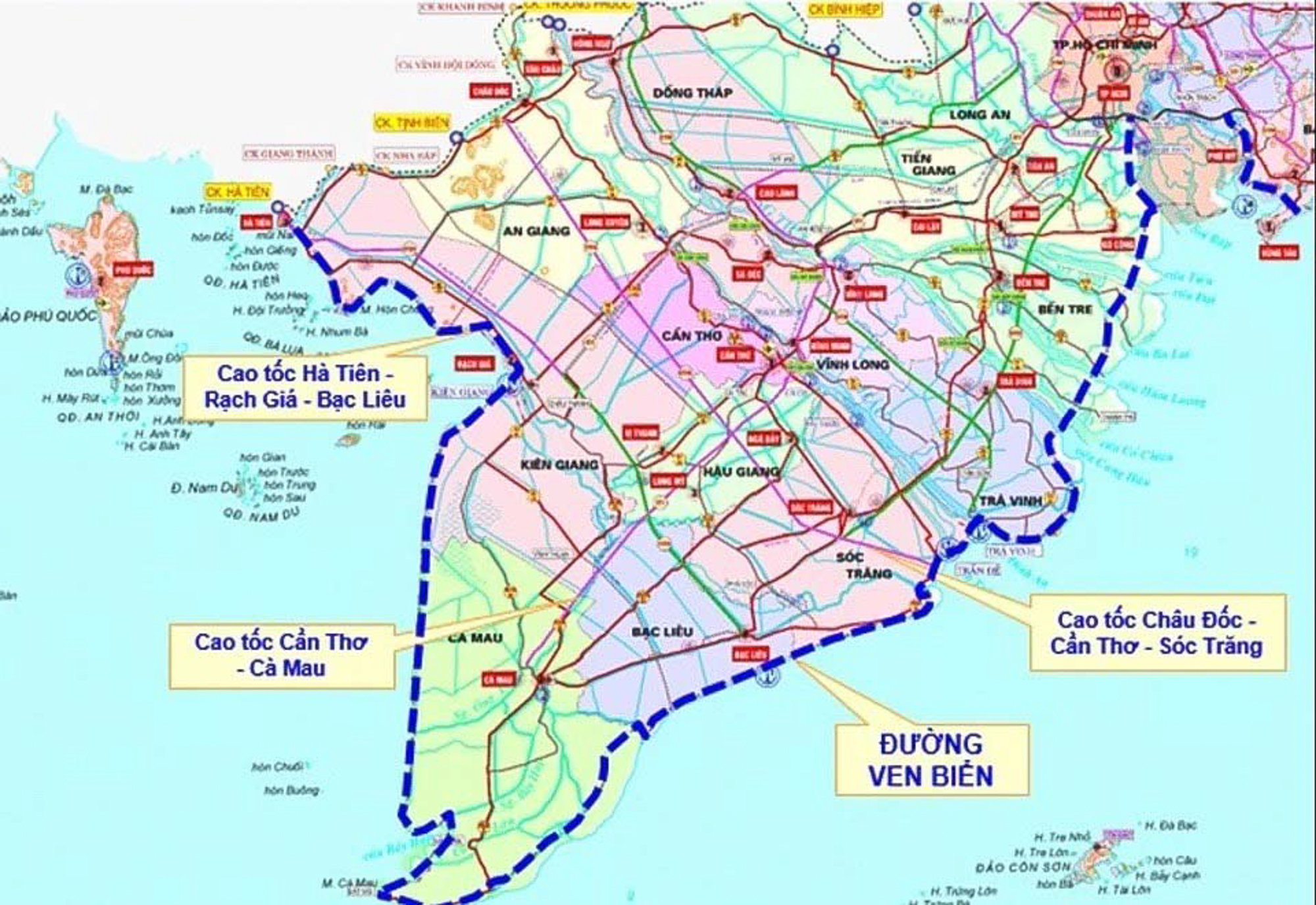 Toàn cảnh khu vực được đề xuất xây cầu nối Cần Giờ với Vũng Tàu, nằm trong dự án lấn biển 9 tỷ USD của Vinhomes - Ảnh 1