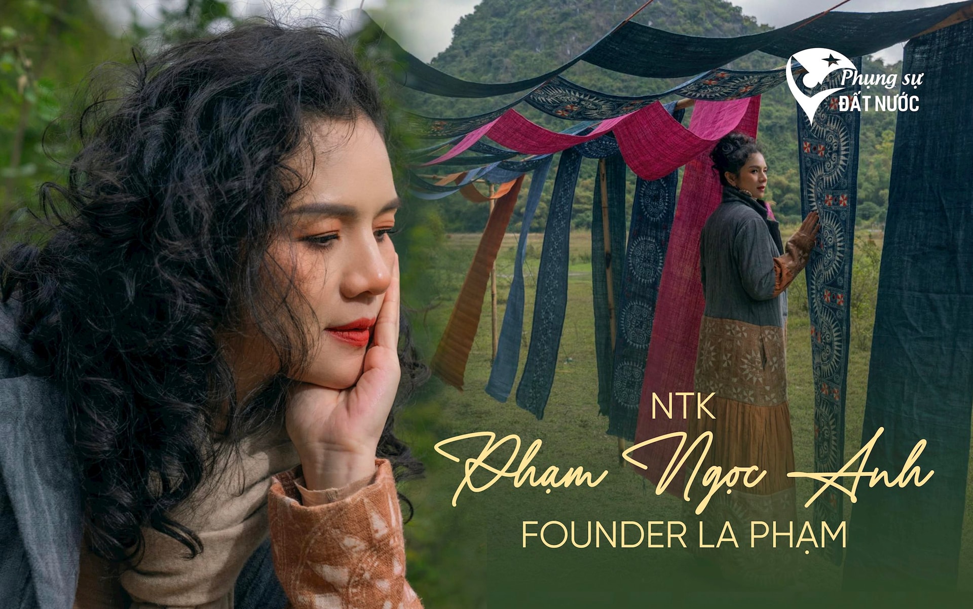 Từ sợi lá dứa, sợi ngô hay vỏ trái cây tưởng chừng như bỏ đi, nhà thiết kế Việt ‘biến hóa’ đưa thời trang dân tộc ra sàn diễn quốc tế - Ảnh 1