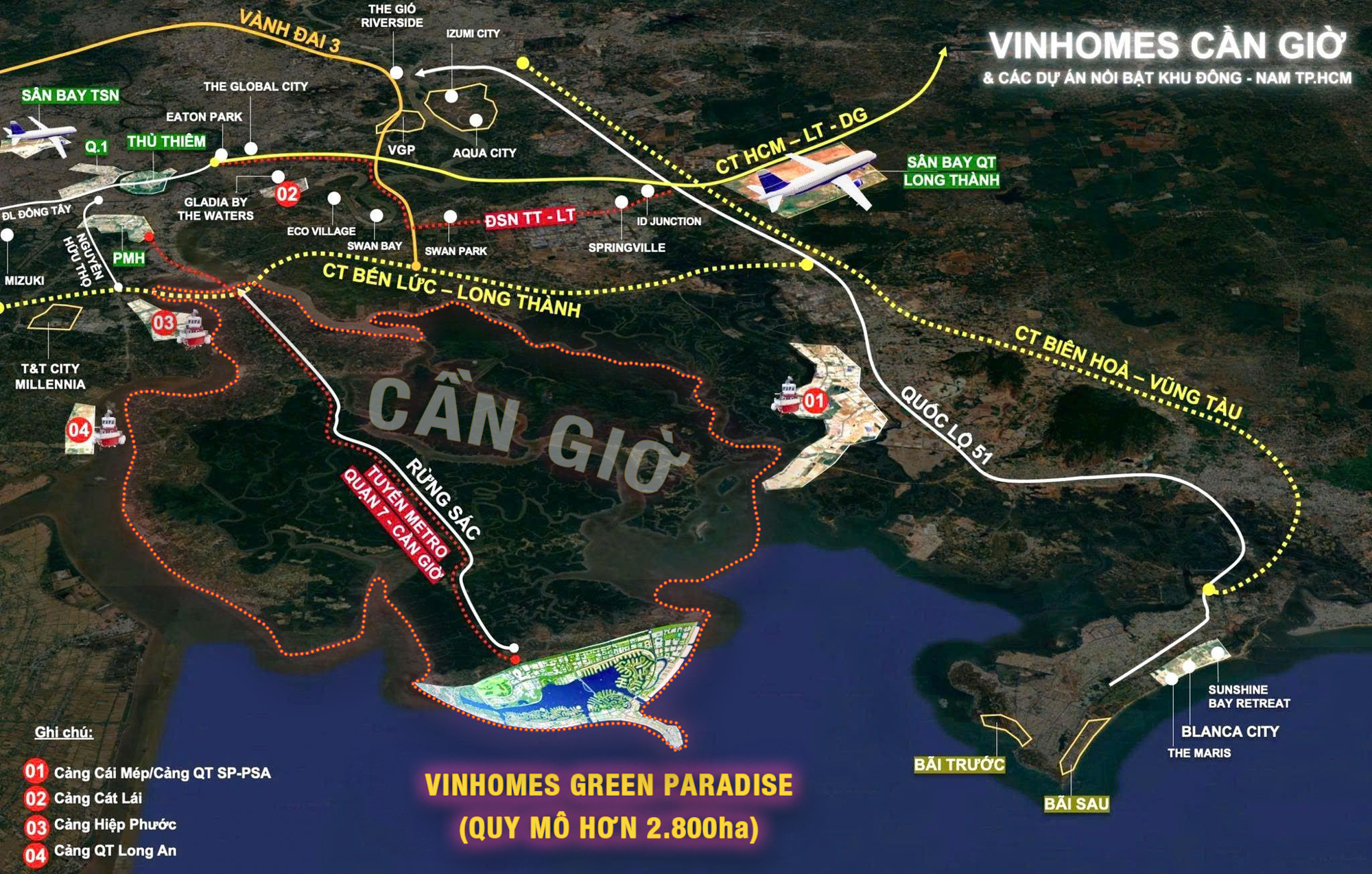 Toàn cảnh 5 con đường đi từ TP.HCM đến dự án hơn 9 tỷ USD của tỷ phú Phạm Nhật Vượng - Ảnh 13