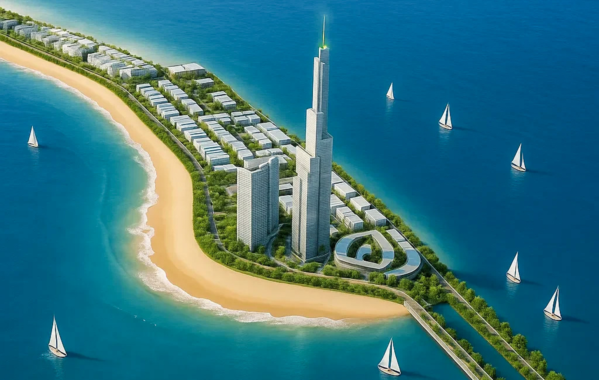 Toàn cảnh khu vực sẽ xây tòa tháp 108 tầng, cao nhất việt nam, top 10 thế giới - Ảnh 3