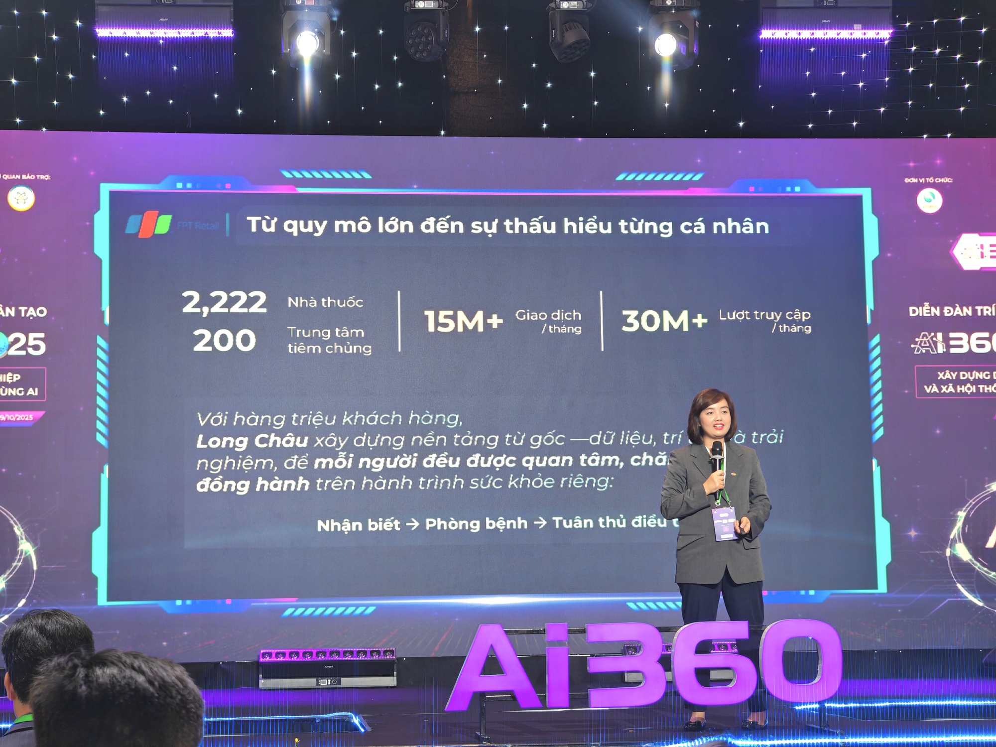 Hệ thống nhà thuốc & tiêm chủng Long Châu chia sẻ chiến lược cá nhân hóa hành trình chăm sóc sức khỏe người Việt bằng AI tại AI360 - Ảnh 1